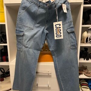 Women’s Blue Cargo Pants
